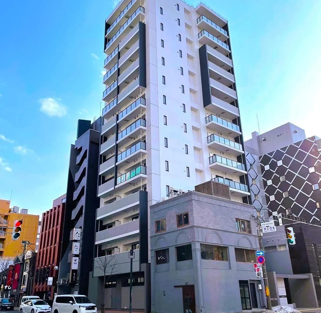 121 札幌中心部 すすきの駅より徒歩5分 ロケーション最高 Apartamento  Sapporo